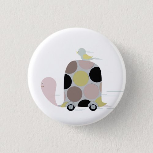 Tweeter on a Turtle Button