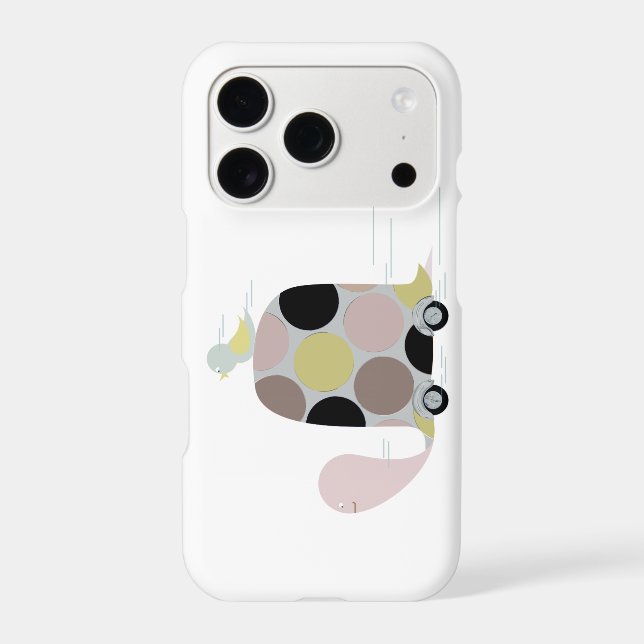 Tweeter on a Turtle Iphone Case (Back)