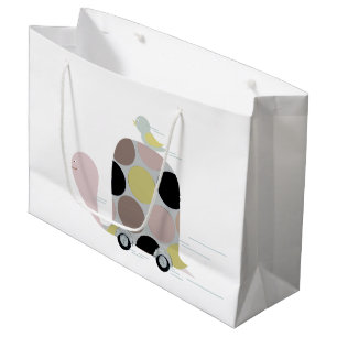 Tweeter on a Turtle Large Gift Bag