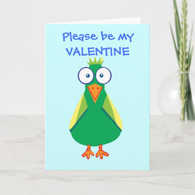Tweetheart Valentine birds Holiday Card (Front)