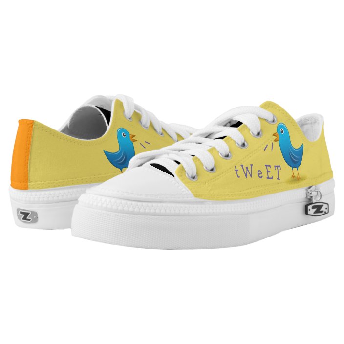 bright yellow sneakers