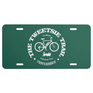 Tweetsie Trail (cycling) License Plate
