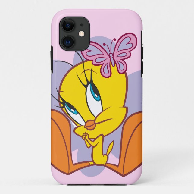 TWEETY™ and Butterfly Case-Mate iPhone Case (Back)