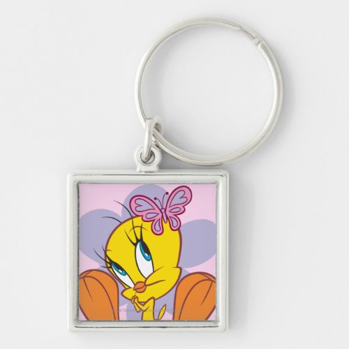 Tweety and Butterfly Keychain