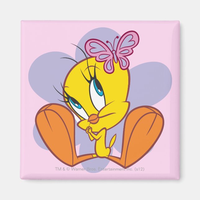 TWEETY™ and Butterfly Magnet (Front)