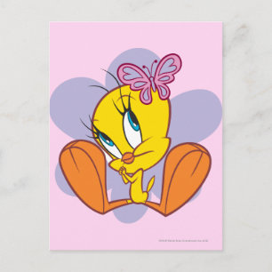 TWEETY™ and Butterfly Postcard
