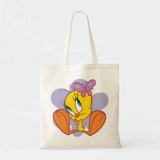 TWEETY™ and Butterfly Tote Bag (Front)