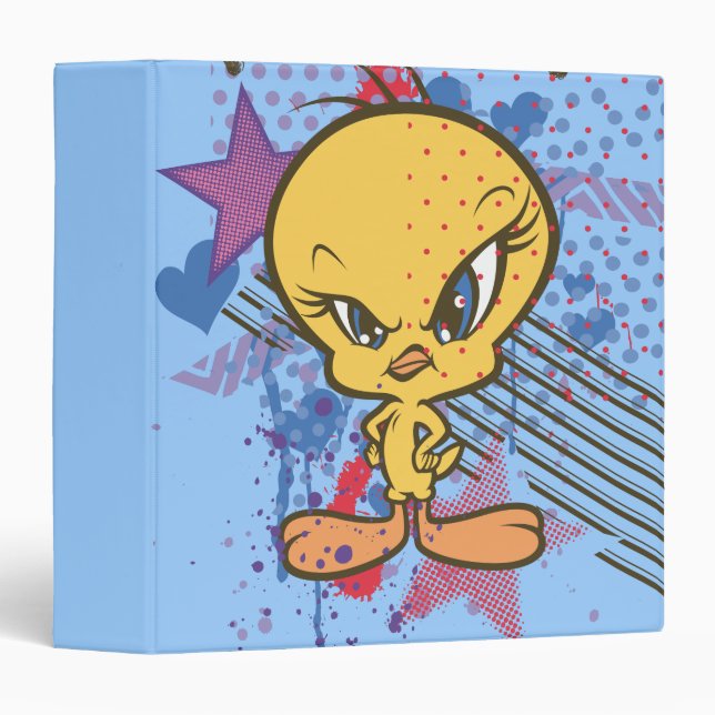 TWEETY™ Angry 3 Ring Binder (Front/Spine)