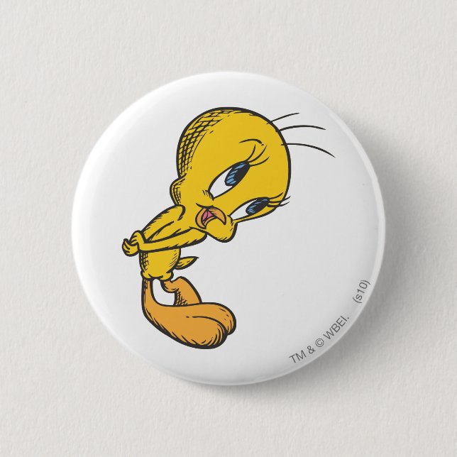 TWEETY™ Bashful Button (Front)