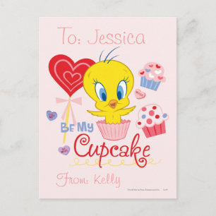TWEETY™ Be My Cupcake Postcard