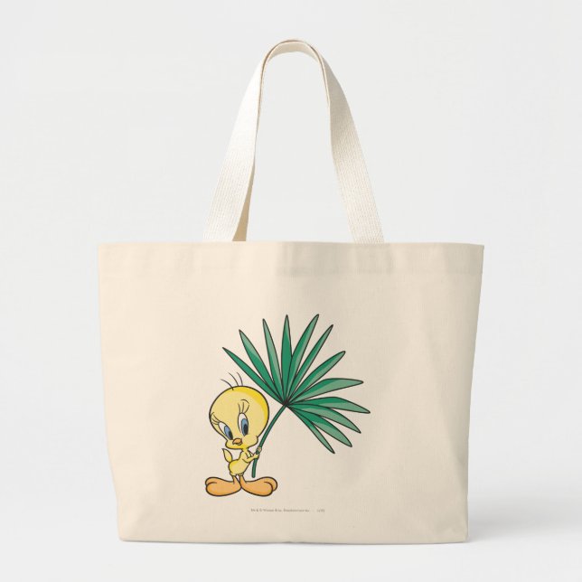 TWEETY™ Beach Pose 1 Large Tote Bag (Front)