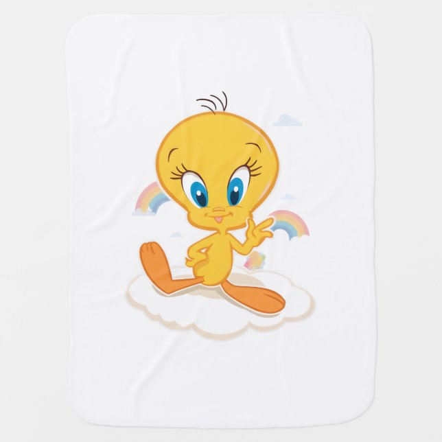 Tweety Bird  Baby Blanket (Front)