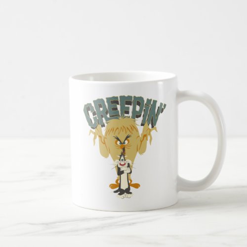 TWEETY BIRD MONSTER Creepin Behind SYLVESTER Coffee Mug