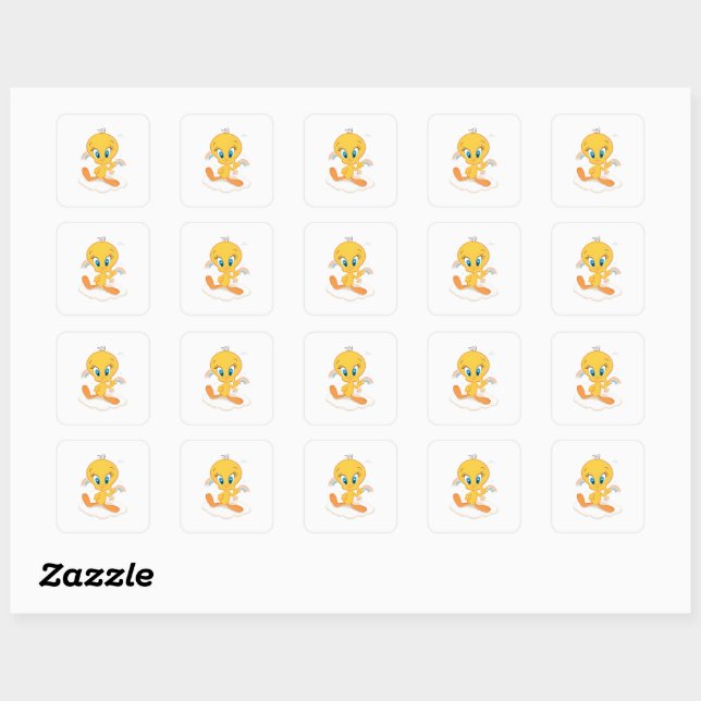 Tweety Bird  Square Sticker (Sheet)