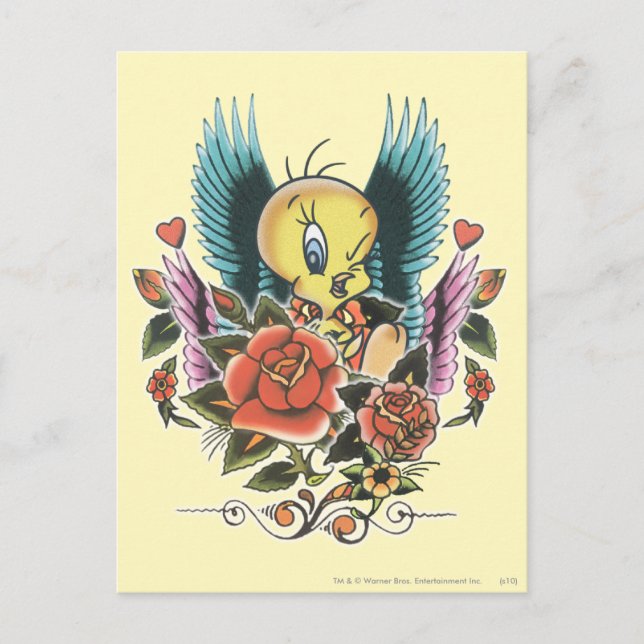 TWEETY™ Blue Wings Postcard (Front)