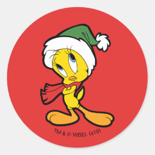 Looney Tunes Christmas, tweety bird, sleigh, sylvester, christmas