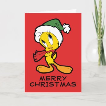 Tweety™ Christmas Thoughts Holiday Card by looneytunes at Zazzle