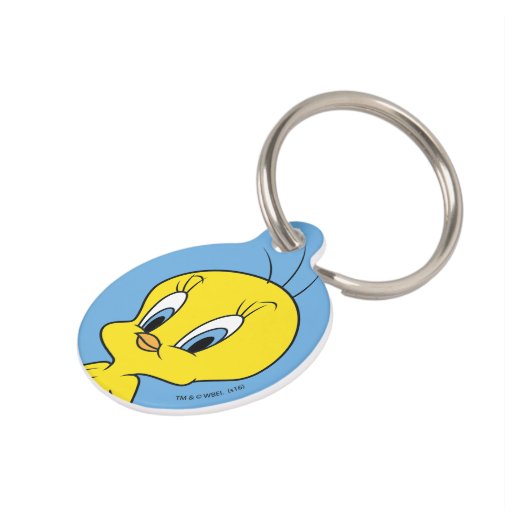 TWEETY™ | Clever Bird Pet ID Tag | Zazzle