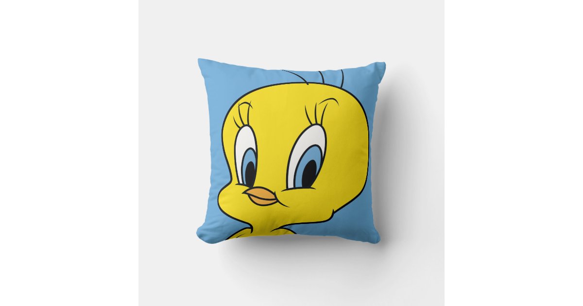 TWEETY™ Clever Bird Throw Pillow Zazzle