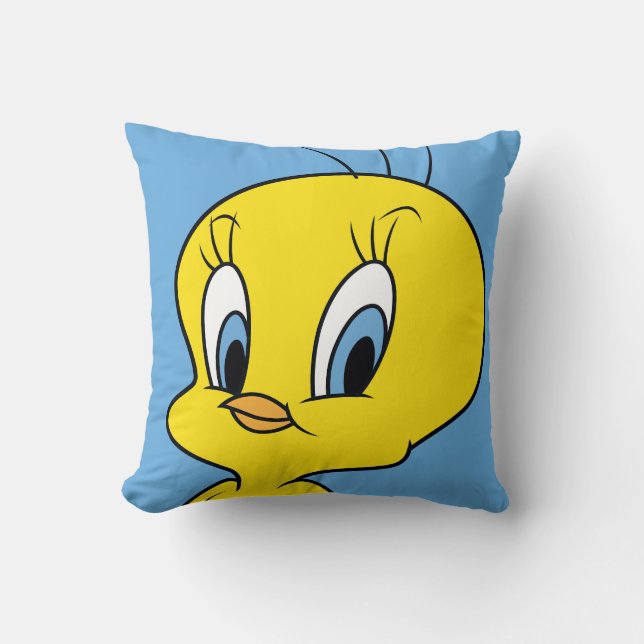TWEETY™ | Clever Bird Throw Pillow (Front)