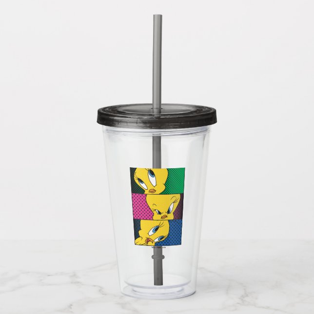 TWEETY™ Comic Panels Acrylic Tumbler (Front)