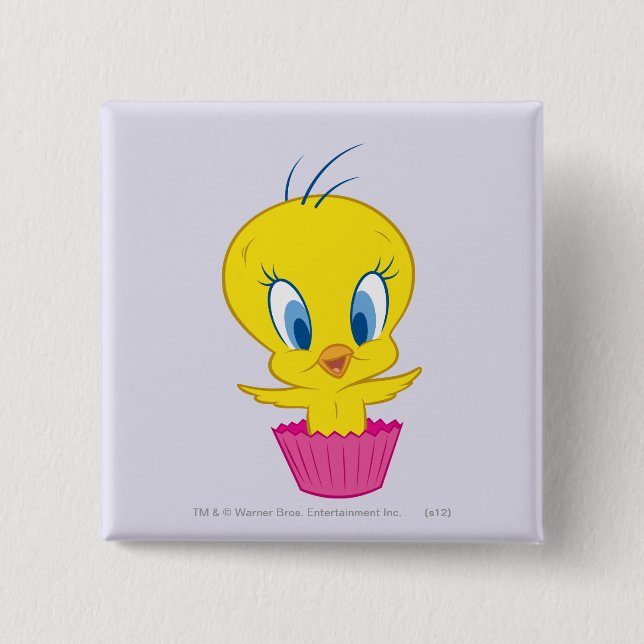 TWEETY™ Cupcake Button (Front)