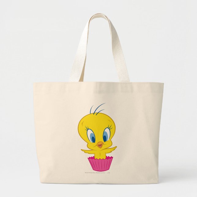 TWEETY™ Cupcake Large Tote Bag (Front)