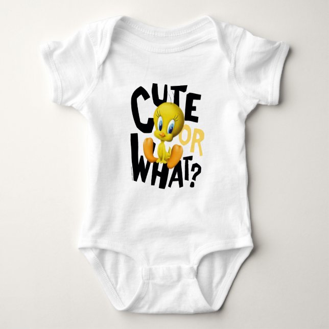 TWEETY™- Cute Or What? Baby Bodysuit (Front)