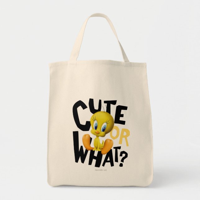 TWEETY™- Cute Or What? Tote Bag (Front)