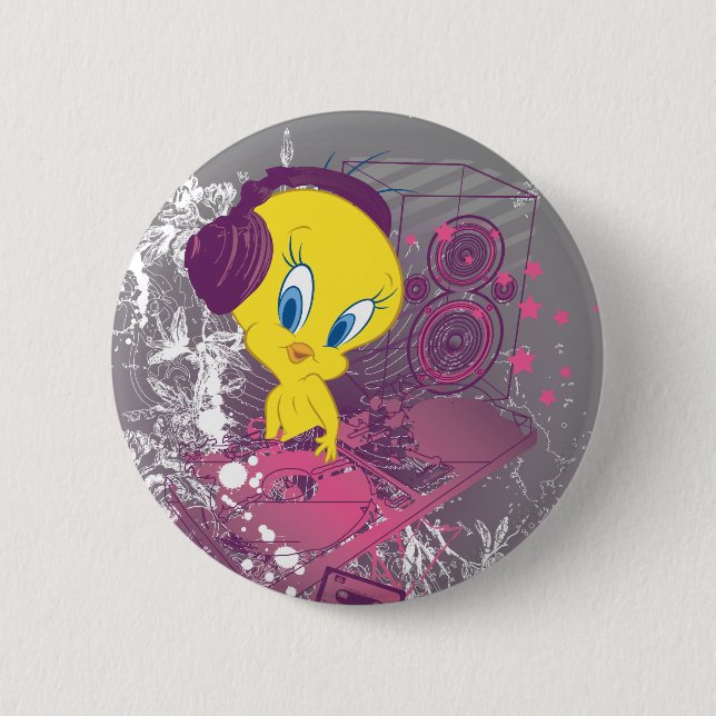 TWEETY™ Djing Button (Front)