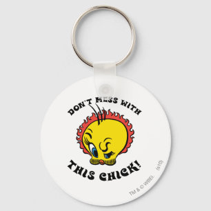 TWEETY™ "Don't Mess With This Chick" Keychain