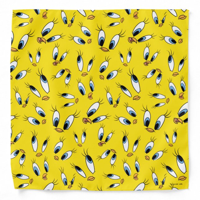 TWEETY™ Face Pattern Bandana (Front)