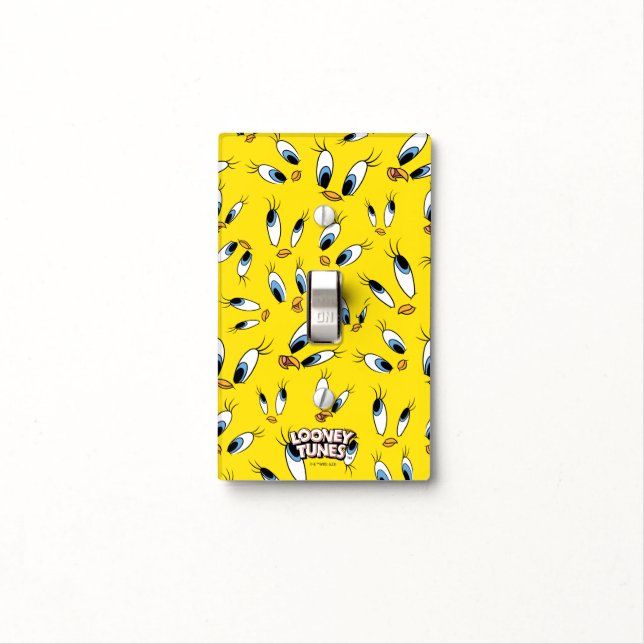 TWEETY™ Face Pattern Light Switch Cover (In Situ)