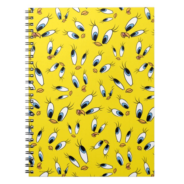 TWEETY™ Face Pattern Notebook (Front)