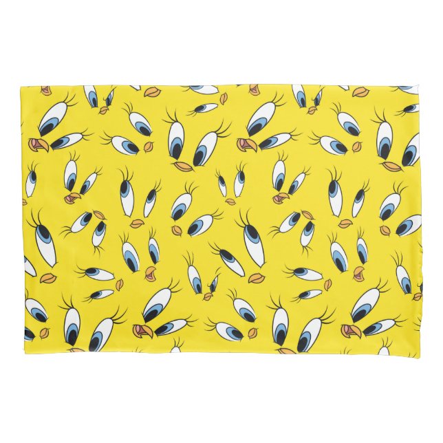 TWEETY™ Face Pattern Pillow Case (Front)