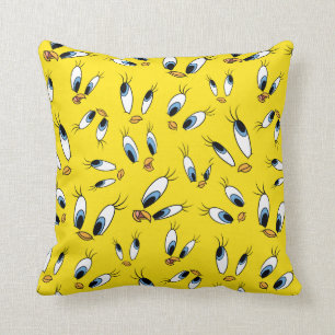 TWEETY™ Face Pattern Throw Pillow