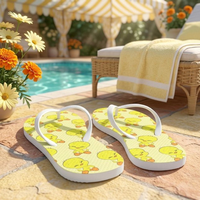 Tweety Flip Flops (Creator Uploaded)