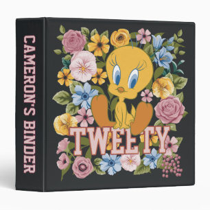 TWEETY™ Floral Embroidery Graphic 3 Ring Binder