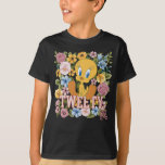 TWEETY™ Floral Embroidery Graphic T-Shirt