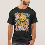TWEETY™ Floral Embroidery Graphic T-Shirt