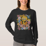 TWEETY™ Floral Embroidery Graphic T-Shirt