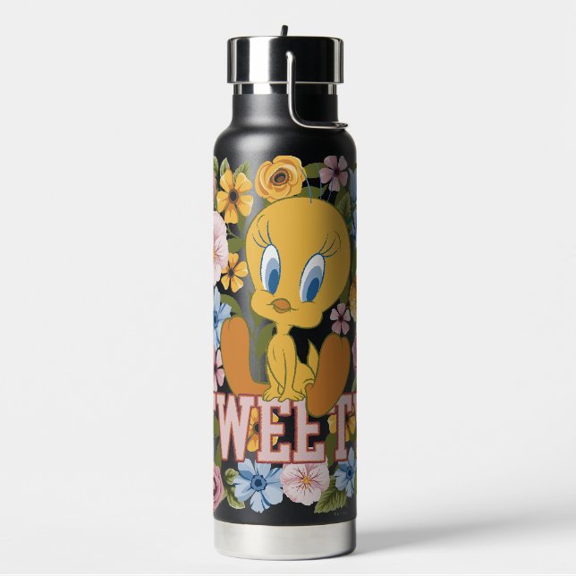 TWEETY™ Floral Embroidery Graphic Water Bottle (Left)