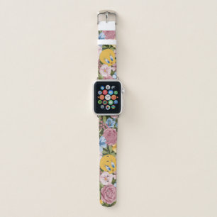 TWEETY™ Floral Embroidery Pattern Apple Watch Band