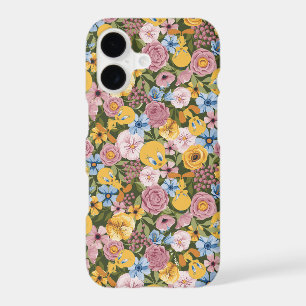 TWEETY™ Floral Embroidery Pattern iPhone 17 Case