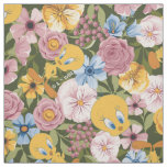 TWEETY™ Floral Embroidery Pattern Fabric