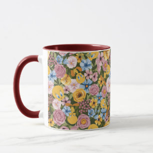 TWEETY™ Floral Embroidery Pattern Mug