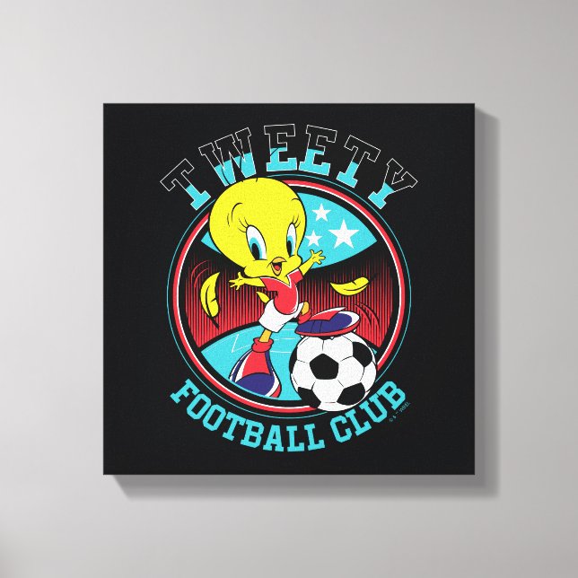 TWEETY™ Football Club Badge Canvas Print (Front)
