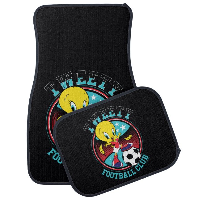 TWEETY™ Football Club Badge Car Floor Mat (Set)