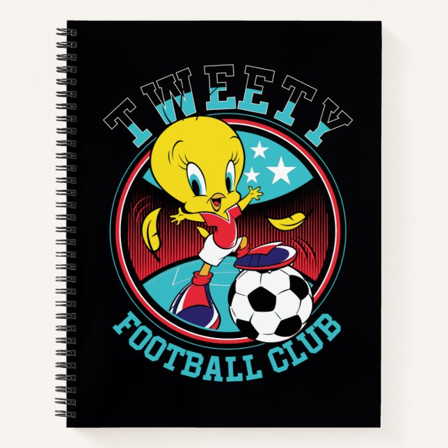 TWEETY™ Football Club Badge Notebook (Front)