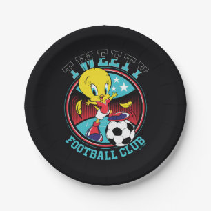 TWEETY™ Football Club Badge Paper Plates